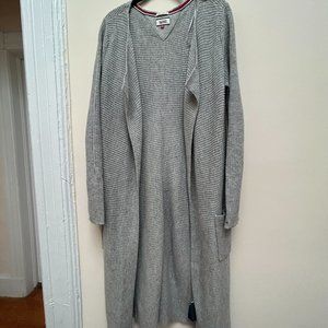 Tommy Hilfiger Long Gray Cardigan